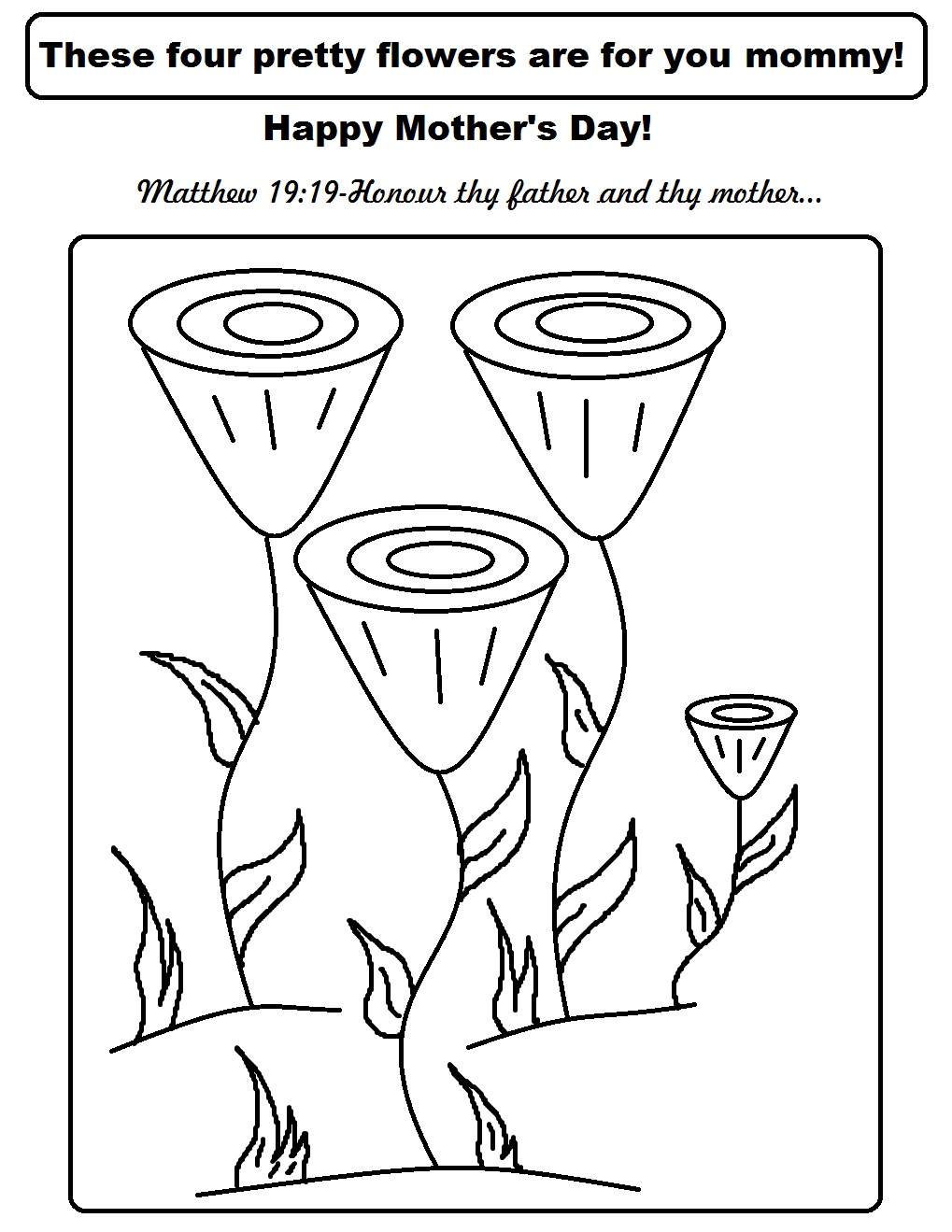 Mother's Day Sunday School Lesson